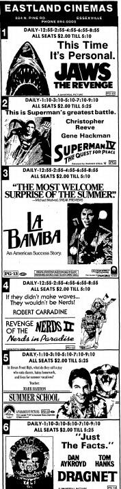 Eastland Twin Theatres - July 25 1987 (newer photo)